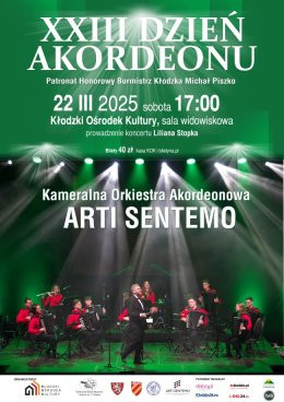 Kłodzko Wydarzenie Koncert XXIII DZIEŃ AKORDEONU - Kameralna Orkiestra Akordeonowa ARTI SENTEMO