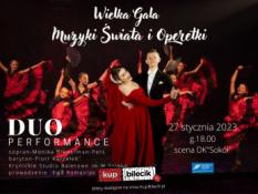 Polanica-Zdrój Wydarzenie Koncert Gala Muzyki Świata i Operetki DUO PERFORMANCE